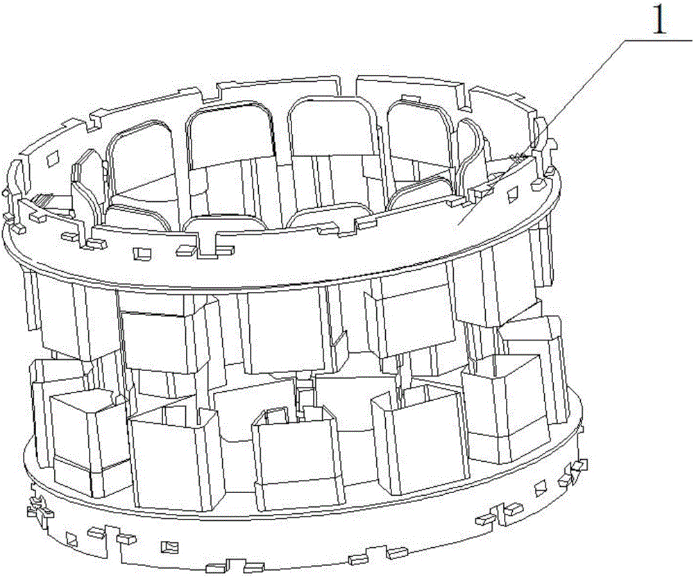 Motor stator insulation framework