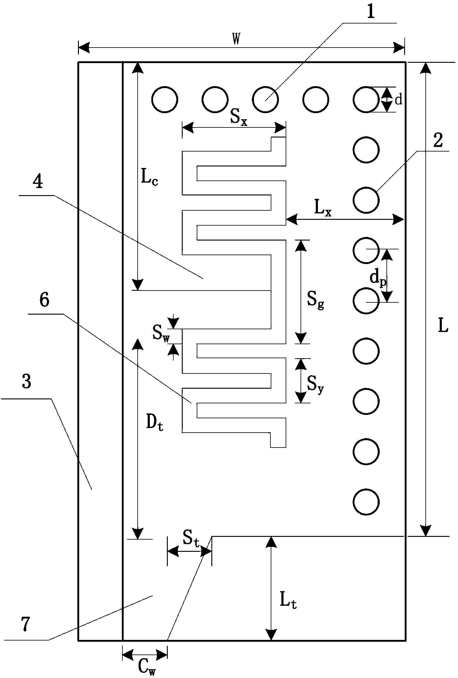 Multi-band frequency antenna with cavity-backed type half-mode substrate integrated waveguide and bent slots