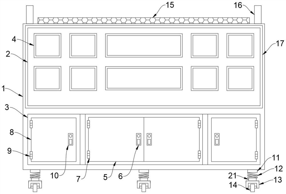 Cabinet for online public opinion risk monitoring center