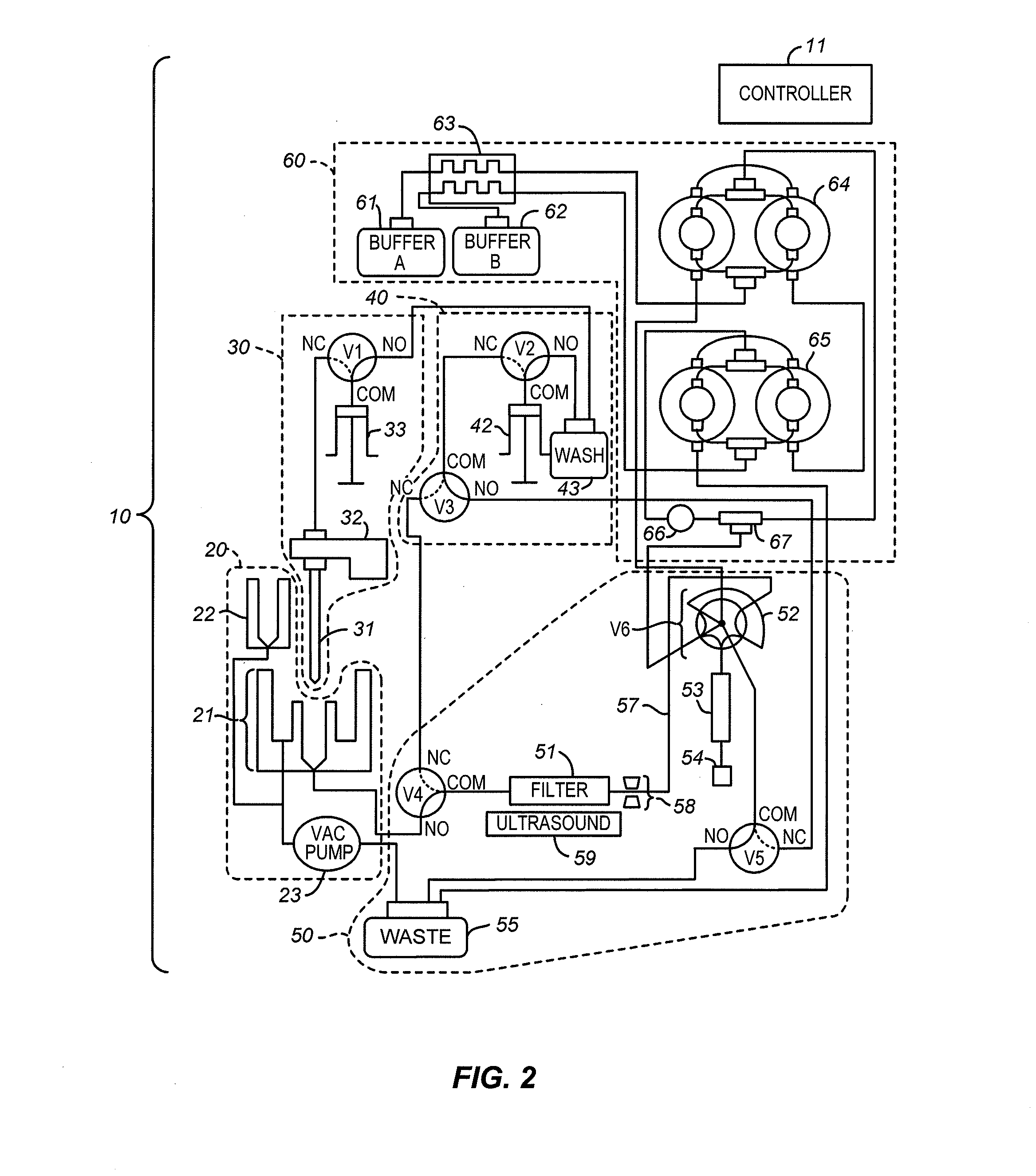 Automated Analyzer with Low-Pressure In-Line Filtration