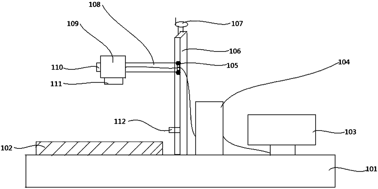 Laser marking focus rapid positioning method and device