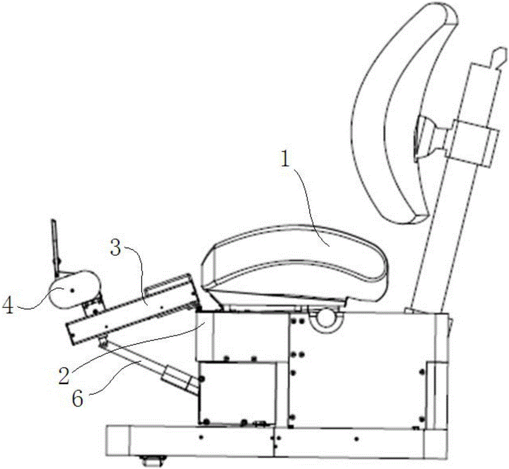 Ankle joint rehabilitation device adjustable in leg posture for child cerebral palsy