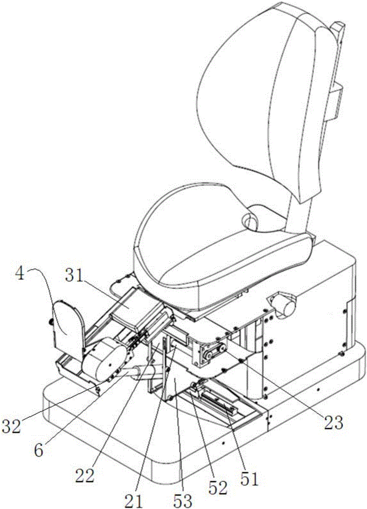 Ankle joint rehabilitation device adjustable in leg posture for child cerebral palsy