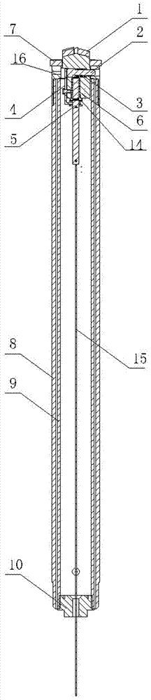 Mother-son drill bit spot sampling device