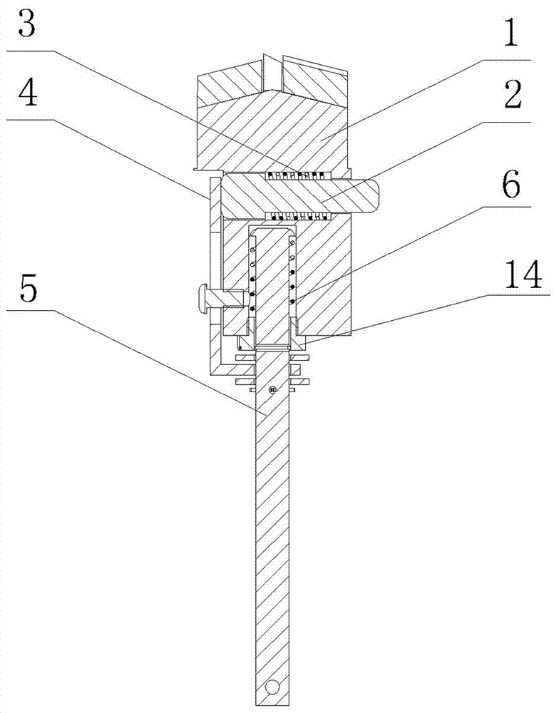 Mother-son drill bit spot sampling device