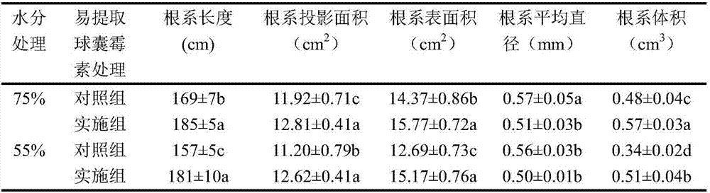 Method for improving drought resistance of citruses