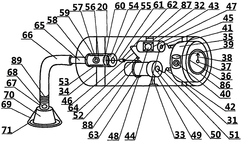 Examination device for cardiology department disease of arrhythmia