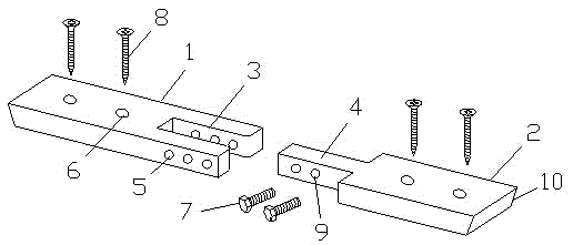 Splicing device for pulling close fibulas on two sides after fibula section cutting osteotomy