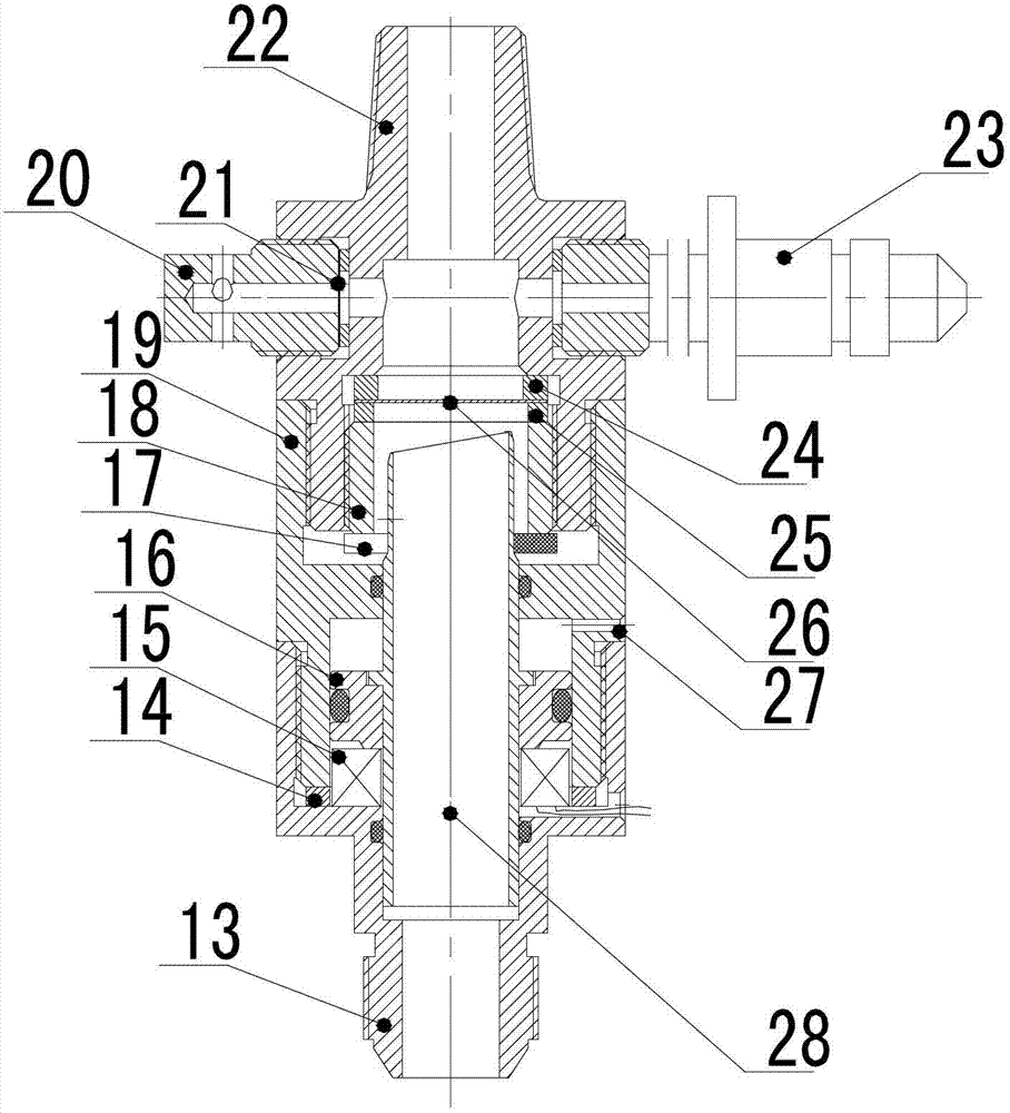 Powder extinguishing device