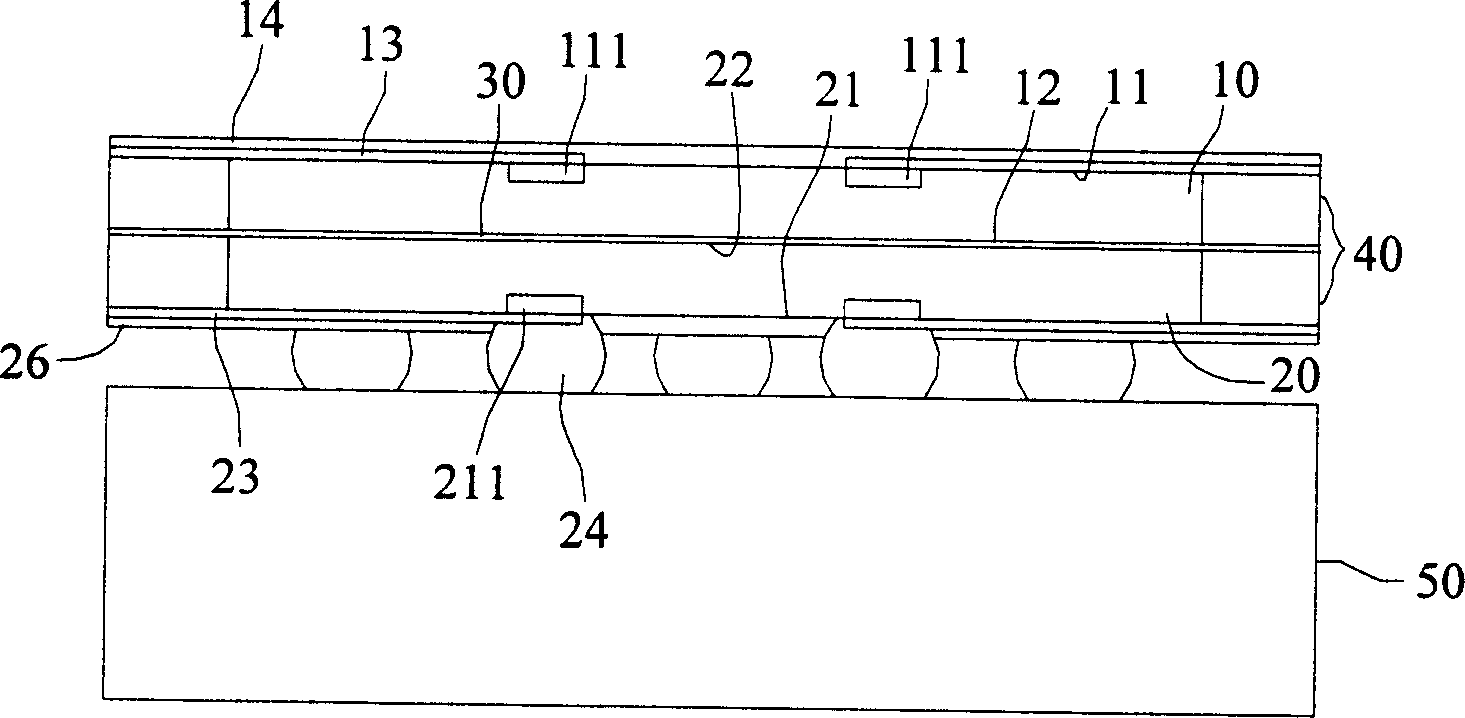 Stereo-stacking packaging structure