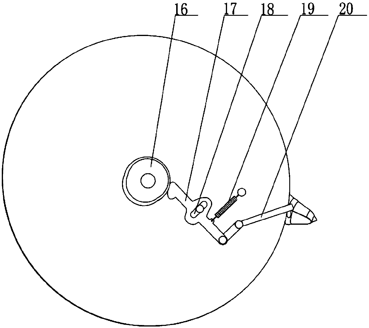 A furrow and ridge film-covered seeder