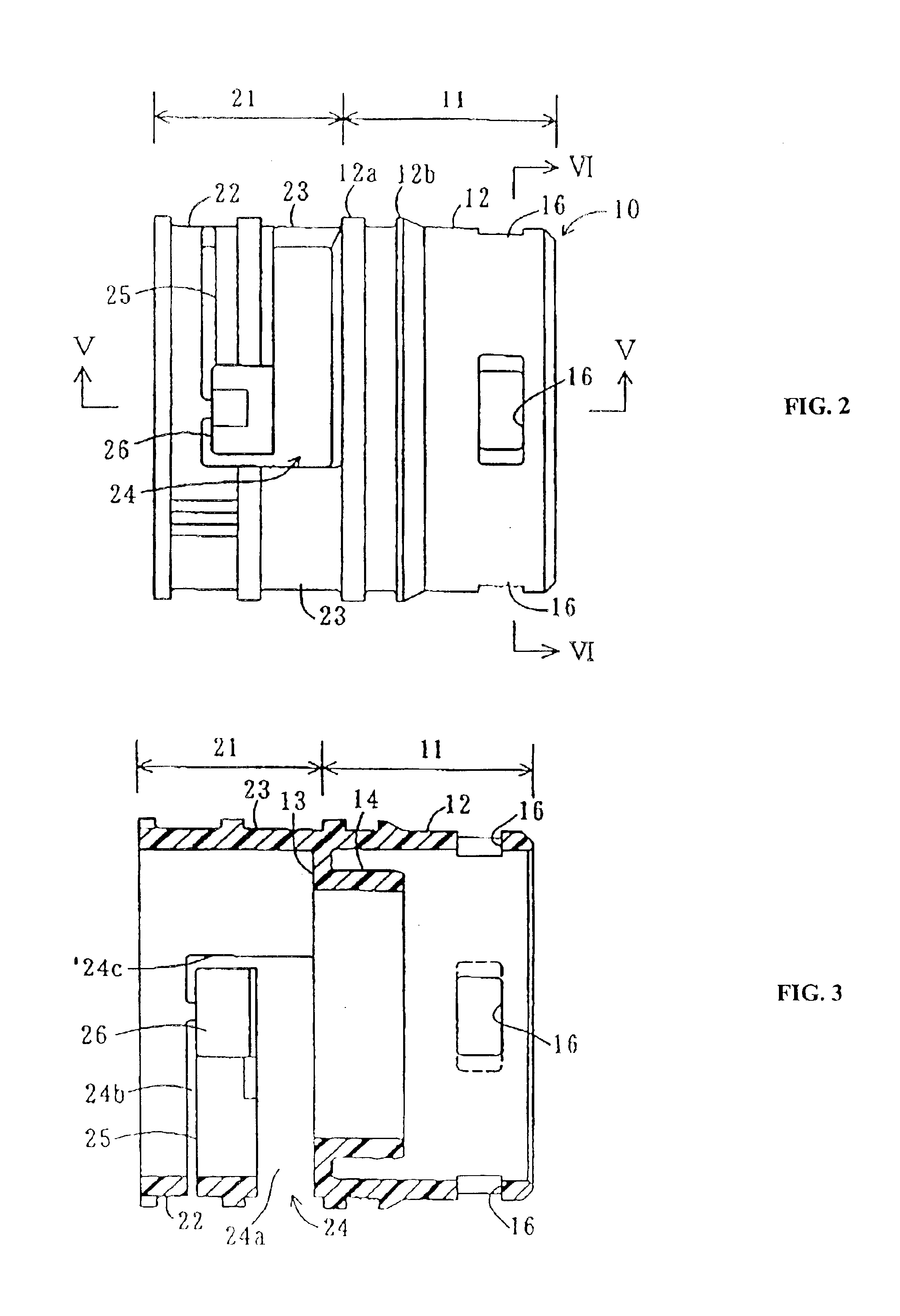 Tube connecting structure