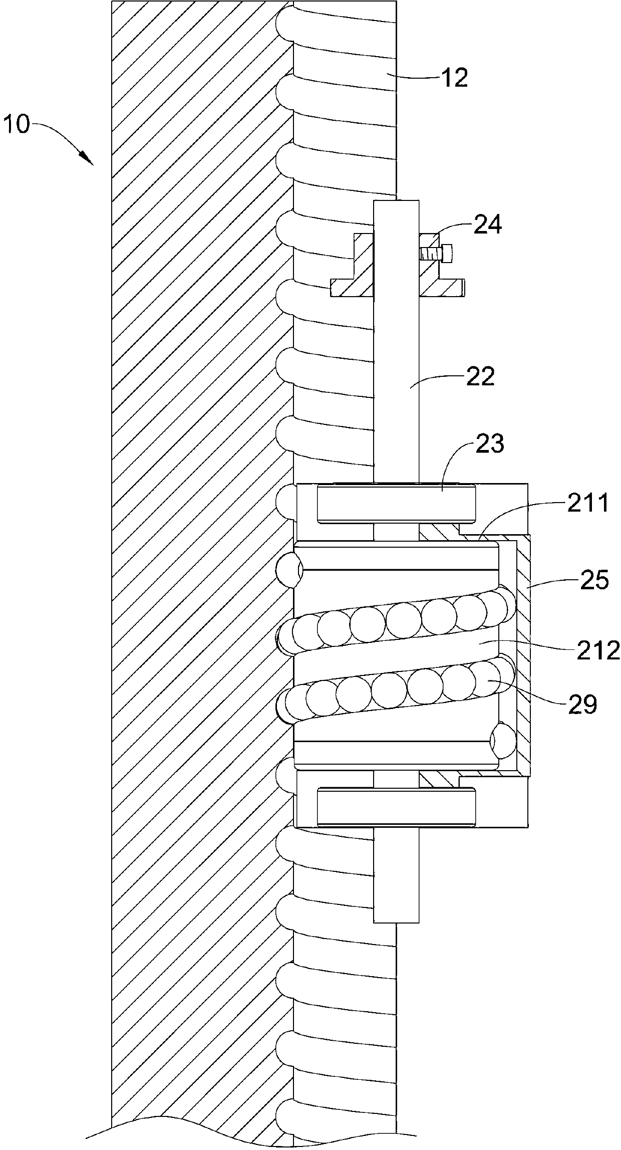 Screw unit and lifting device utilizing screw unit