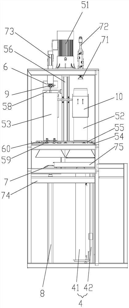 Compression molding device and molding method