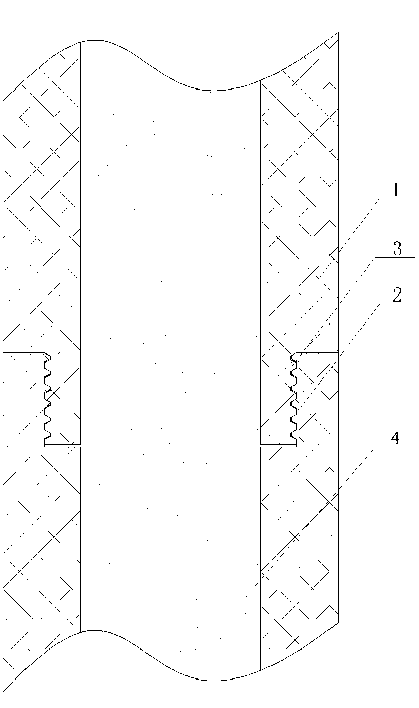 Enhanced composite graphite electrode and manufacturing and using method thereof