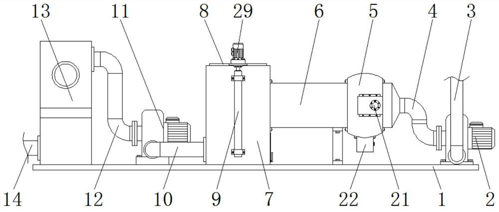 Combustion waste gas treatment device capable of quickly capturing moisture