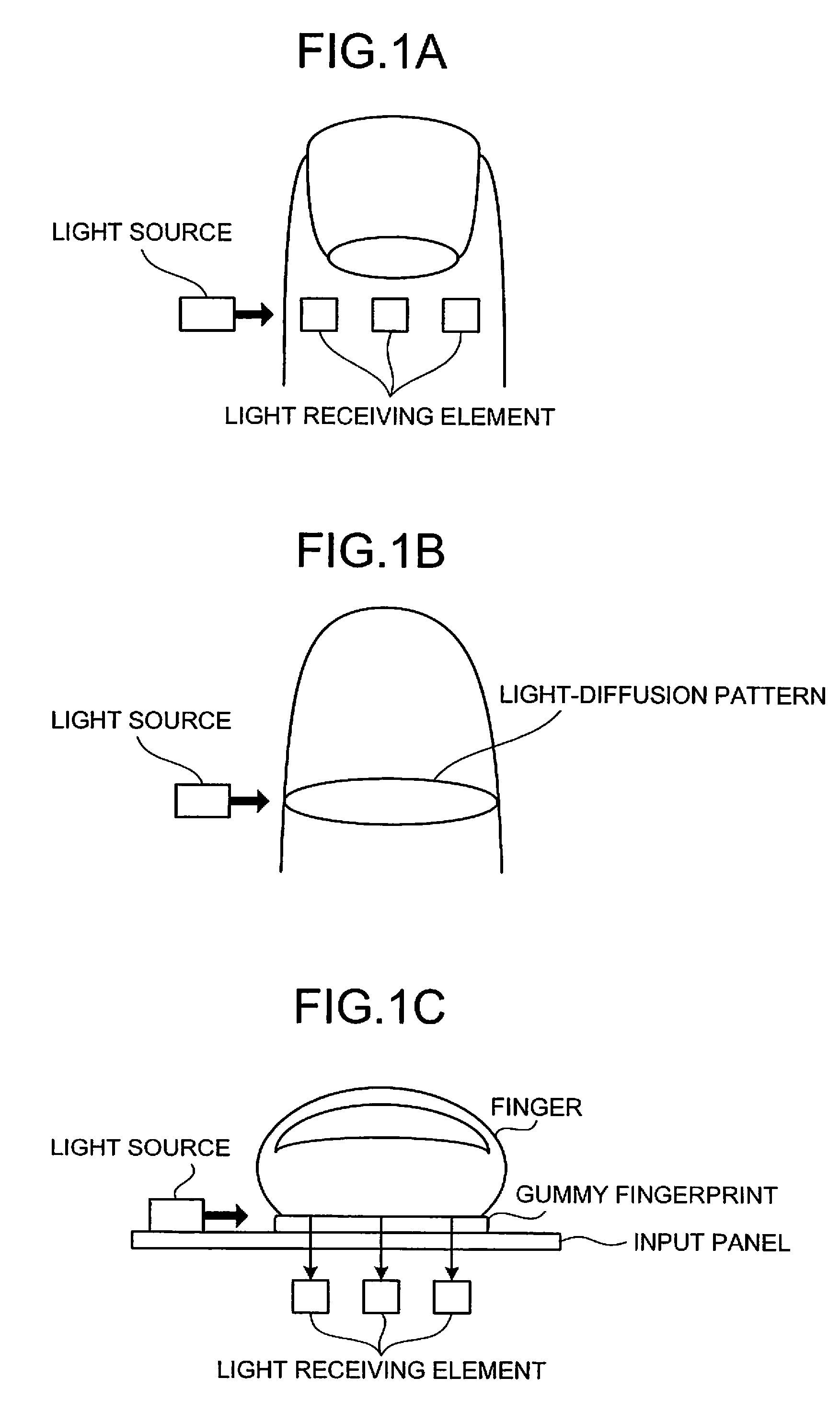 Fingerprint authenticating apparatus, live-finger determining apparatus, and live-finger determining method