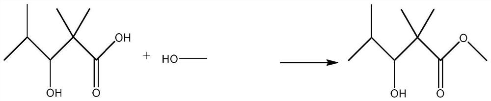 Preparation method of 2,2,4-trimethyl-3-hydroxyvaleric acid methyl ester, steel structure water-based industrial paint and preparation method thereof