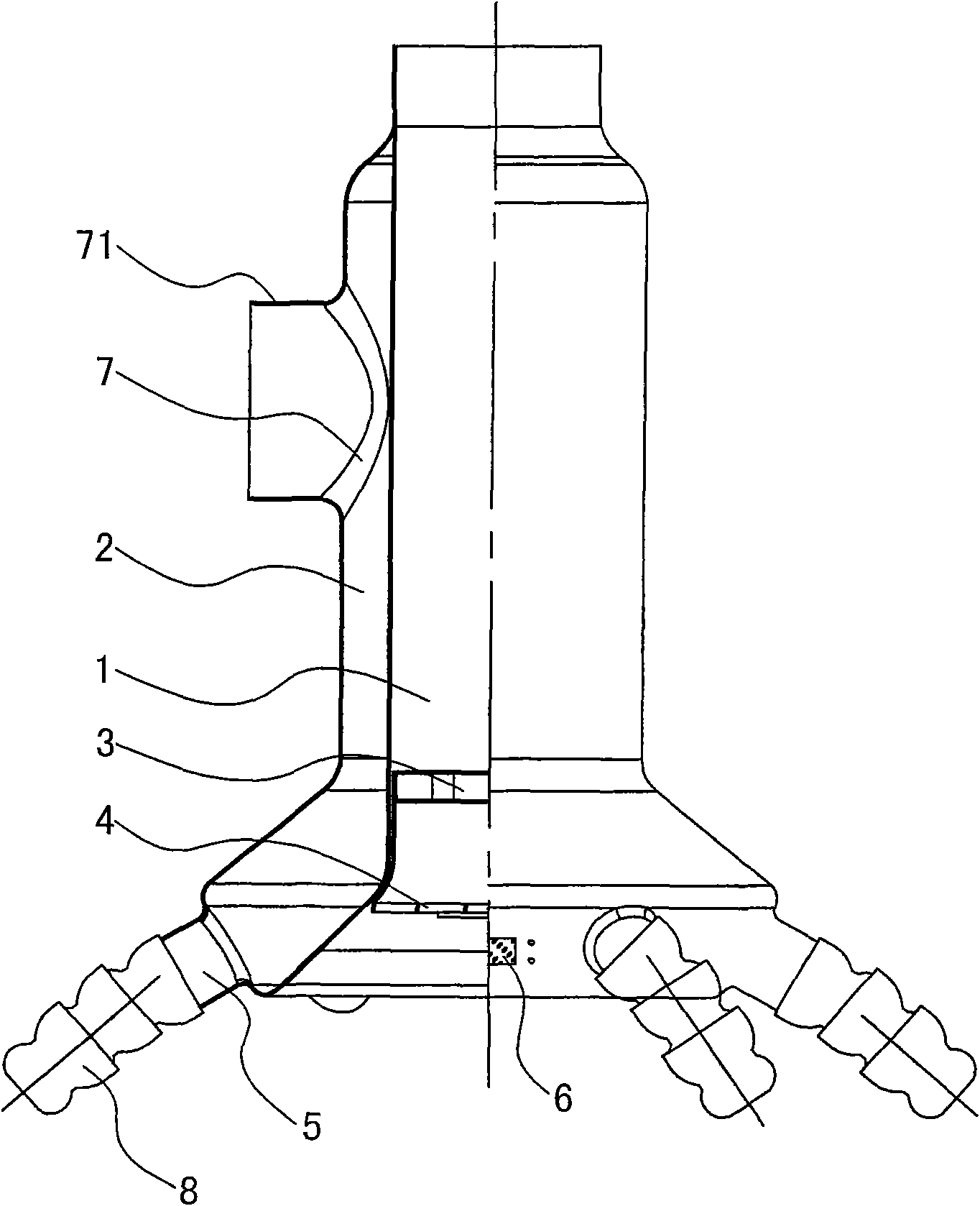 Dual-purpose tail end for air conditioning and smoke exhaust