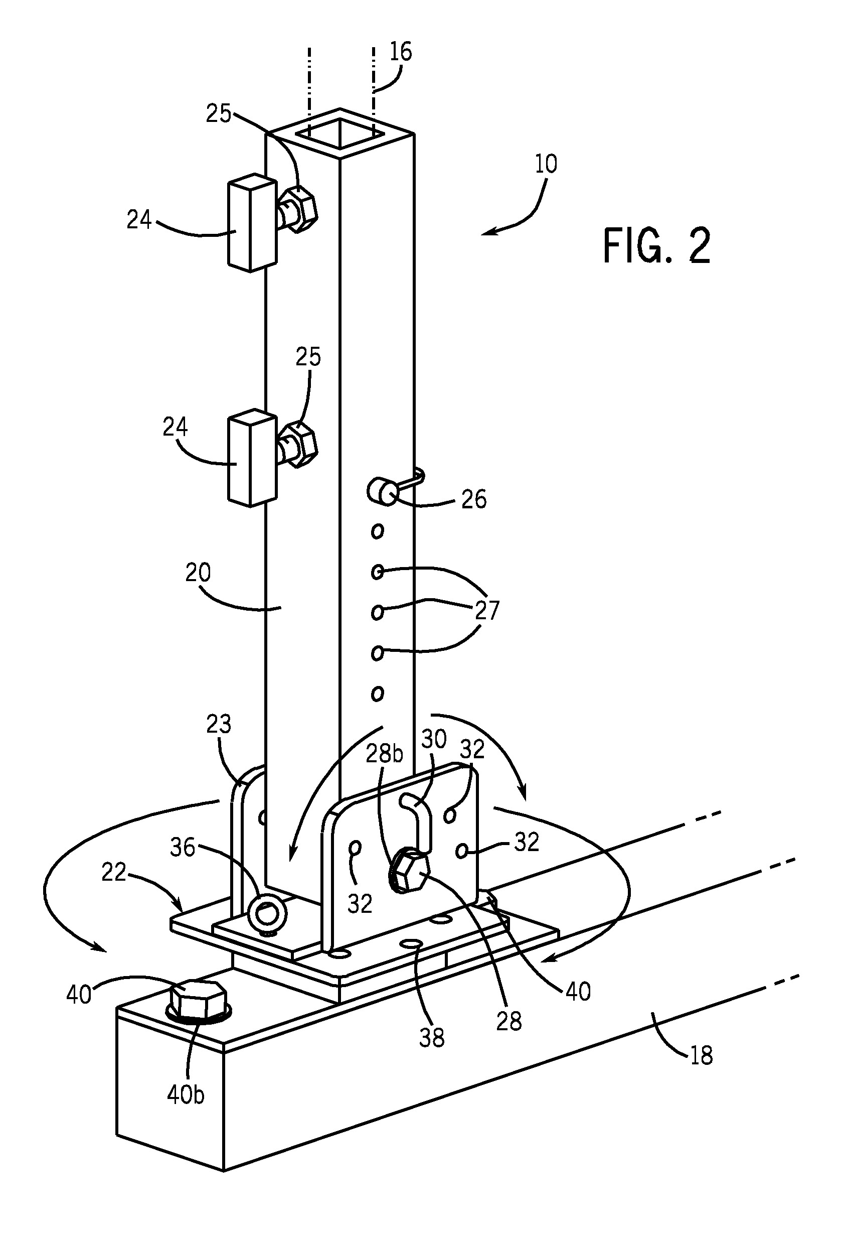 Adjustable umbrella mount