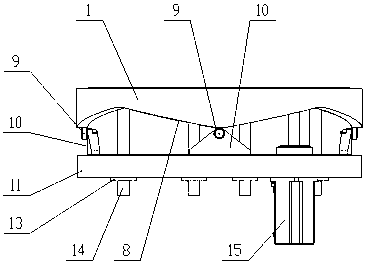 A cargo orientation adjustment device for a transport vehicle