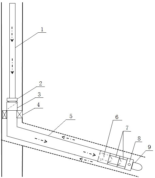 Full-bore well completion fracturing method for low-permeability reservoir sidetracking well