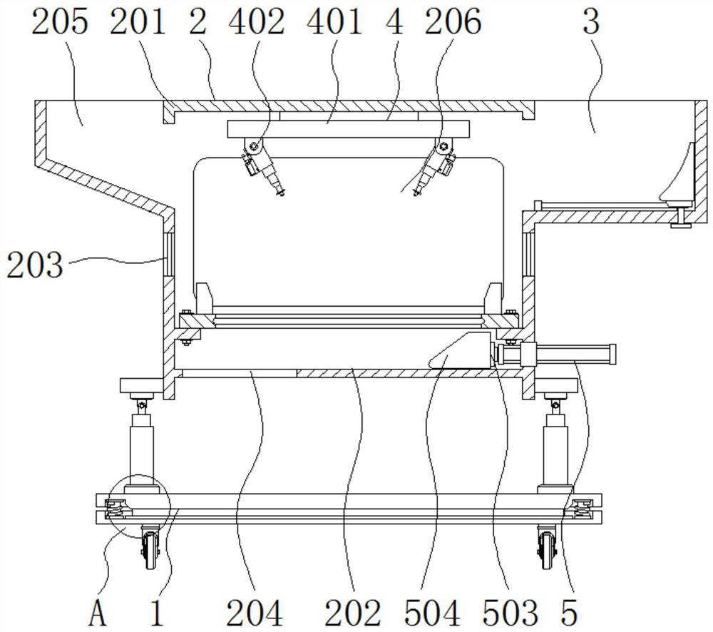 An incineration device for dry-wet separation treatment for domestic waste treatment