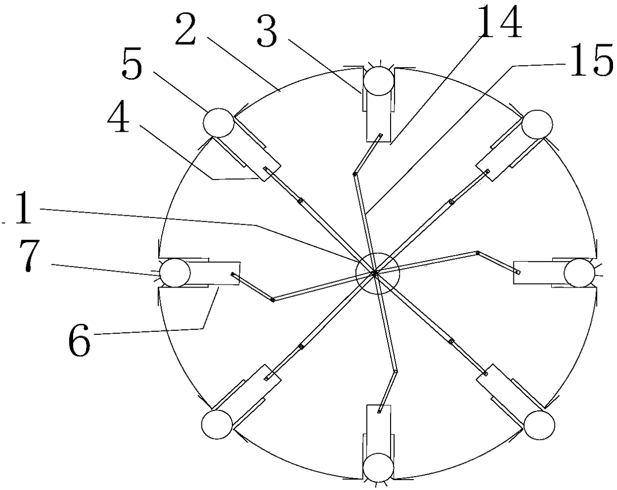 Pipeline inner wall cleaning device