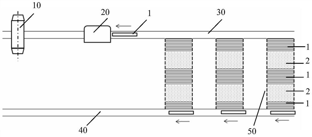 Continuous heating furnace arrangement mode for thick plate production and steel pumping method through same