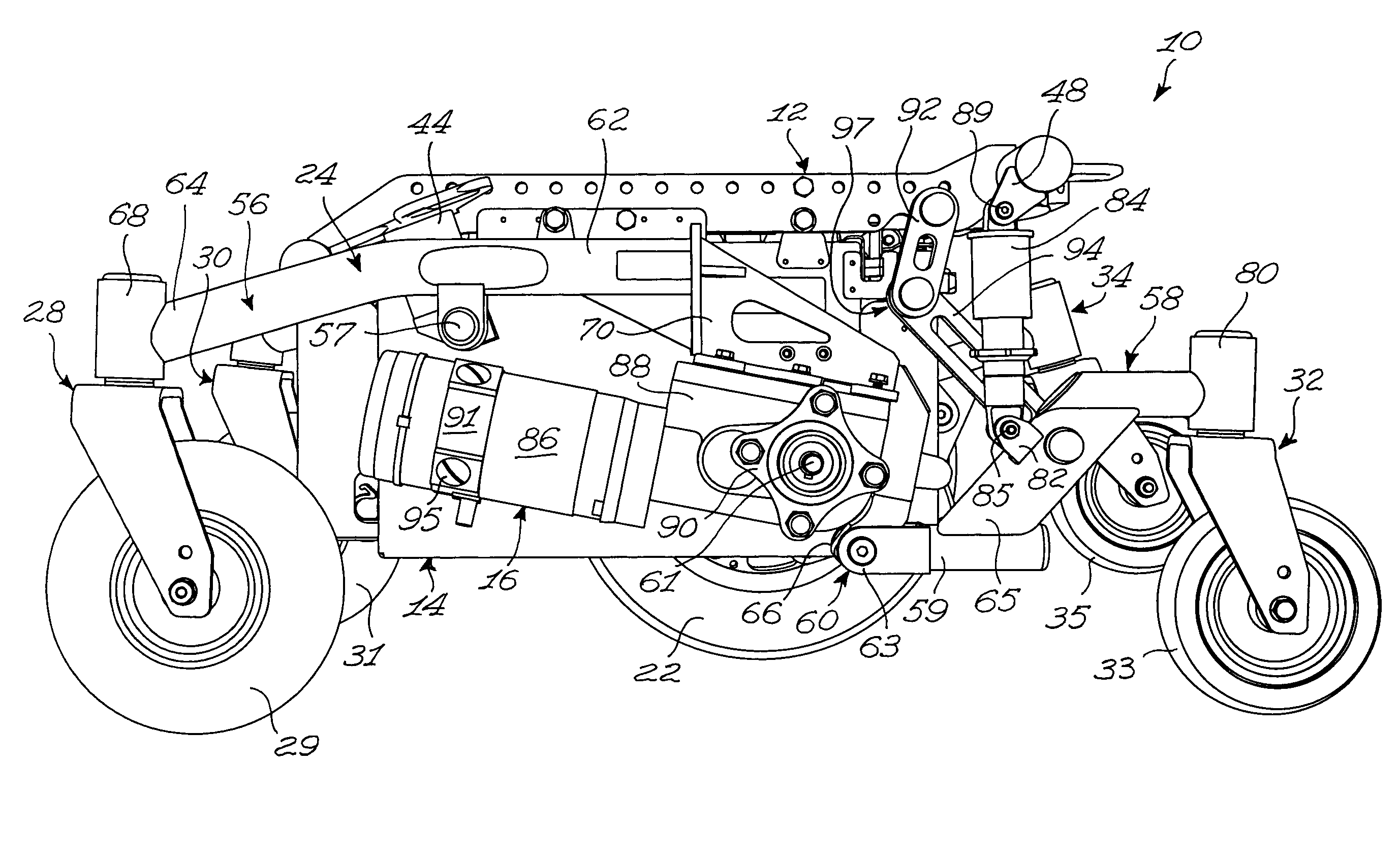 Wheelchair base