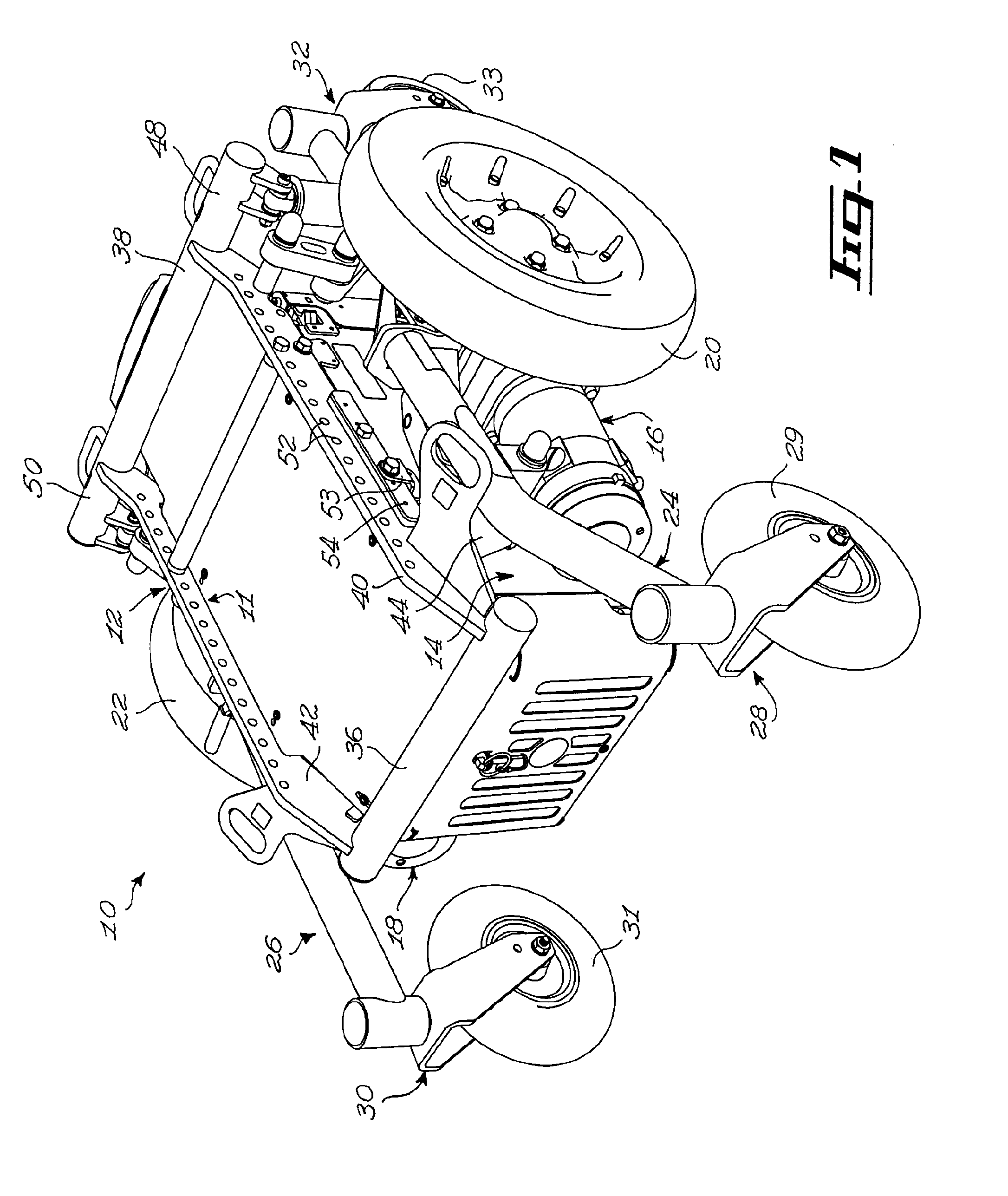 Wheelchair base