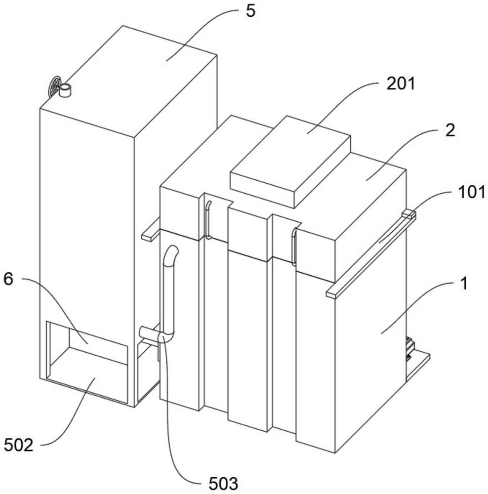 Part cleaning device for building machinery machining