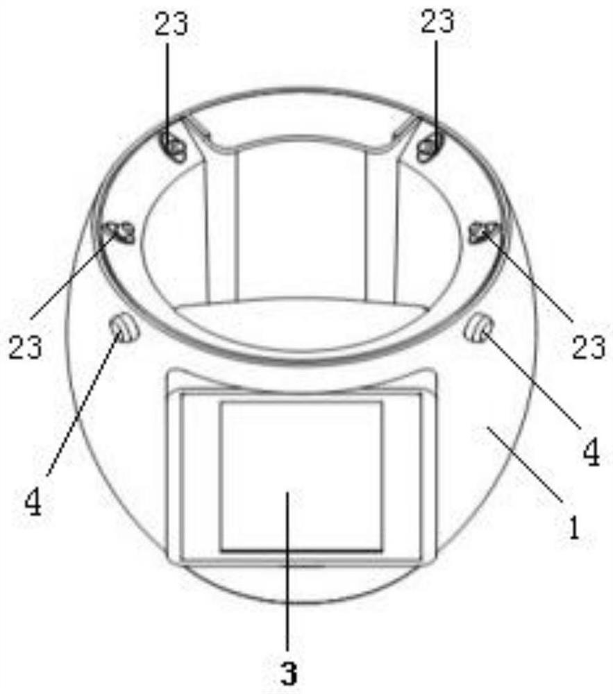 Desktop type intelligent flowerpot integrated with memo and humidification functions