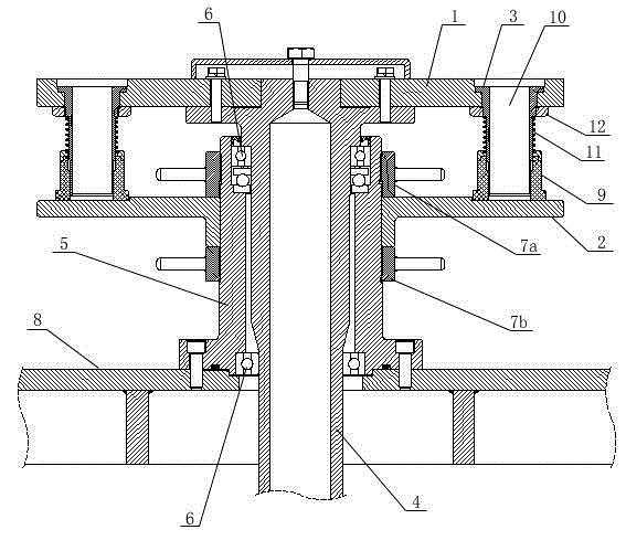 Measuring cup adjusting device