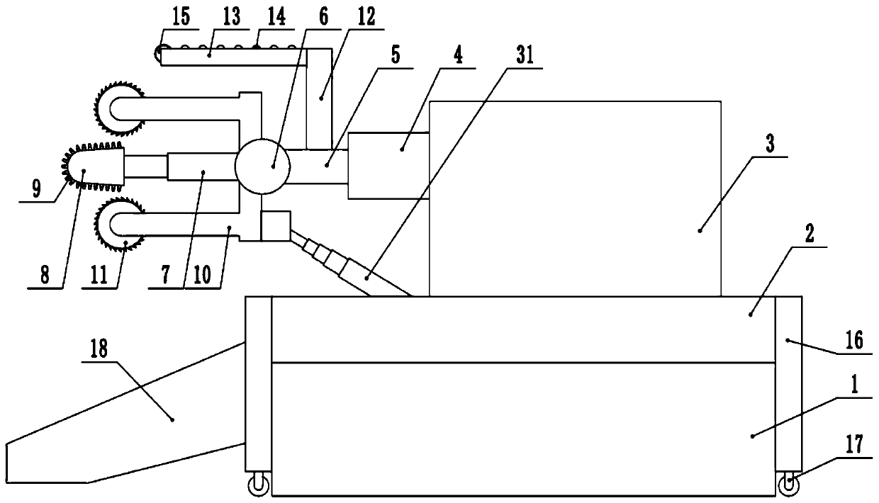 Coal roadway rapid tunneling equipment