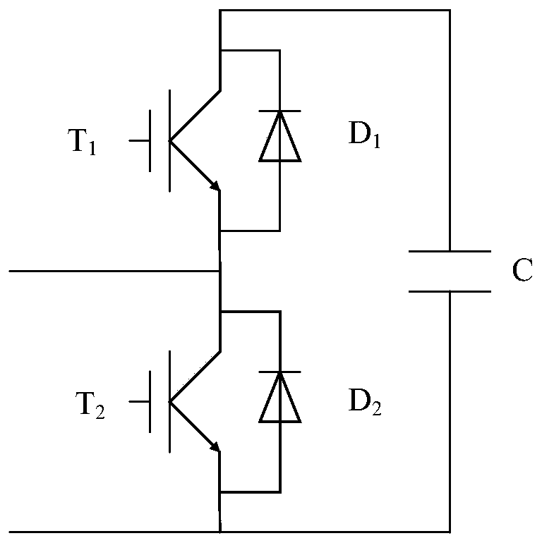 Hybrid HVDC transmission system suitable for wind power transmission