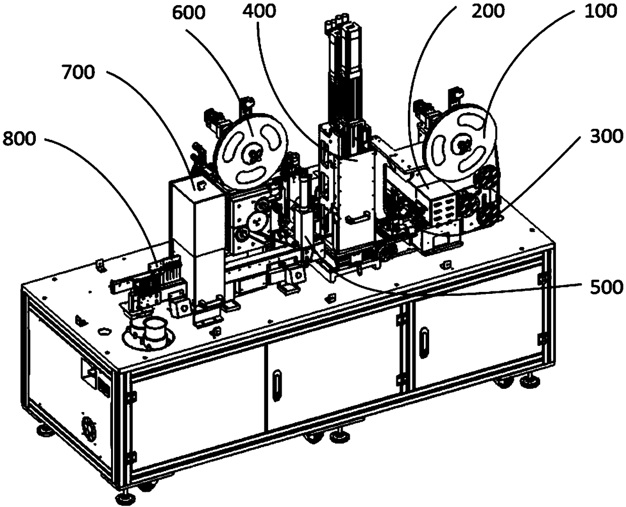 Coil full-automatic punching machine