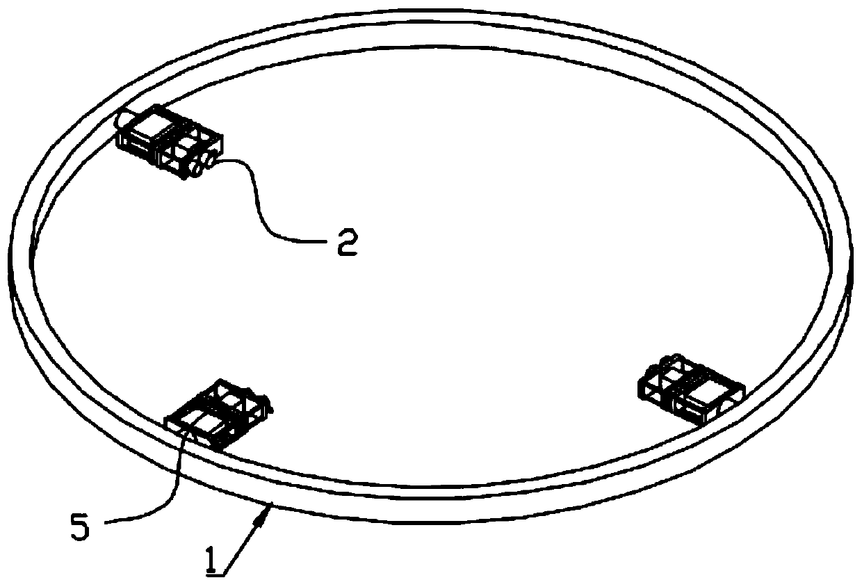 Radar exploration device for detecting internal structure of object