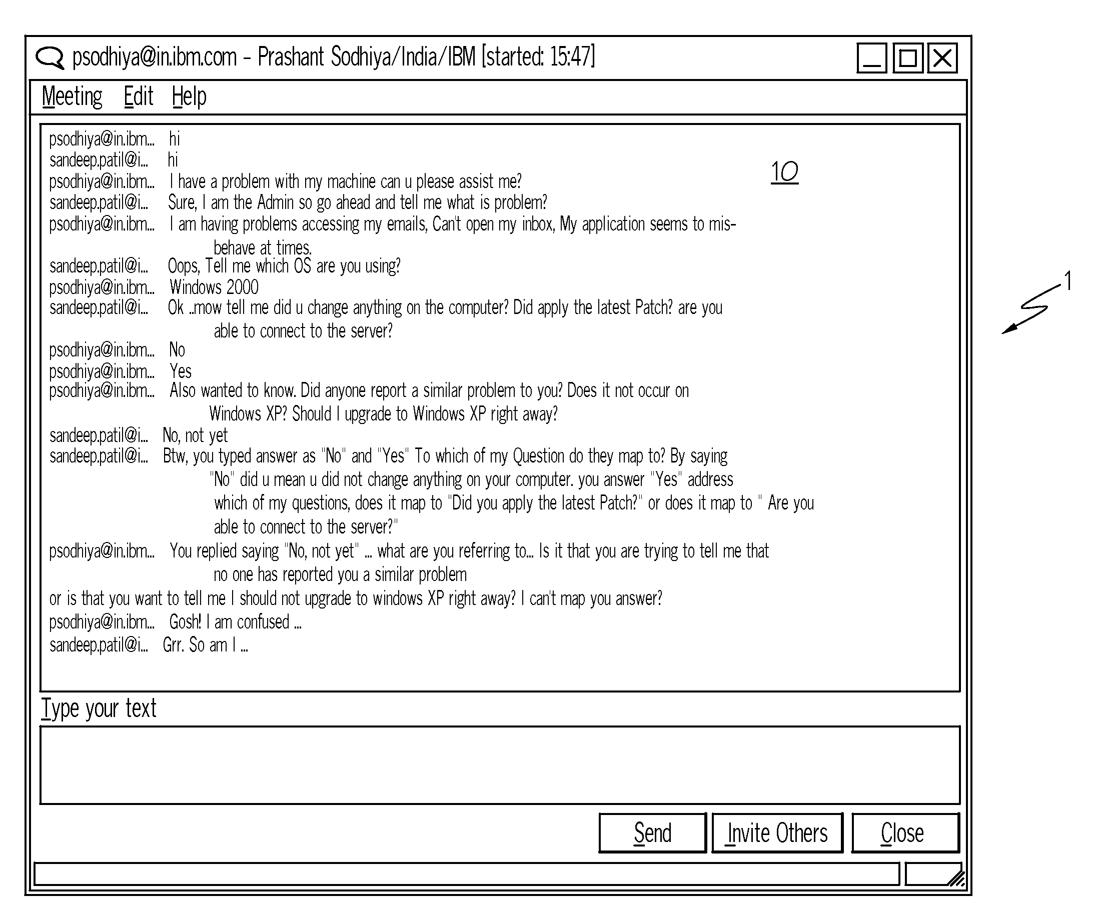 Method and system for enhancing communication with instant messenger/chat computer software applications