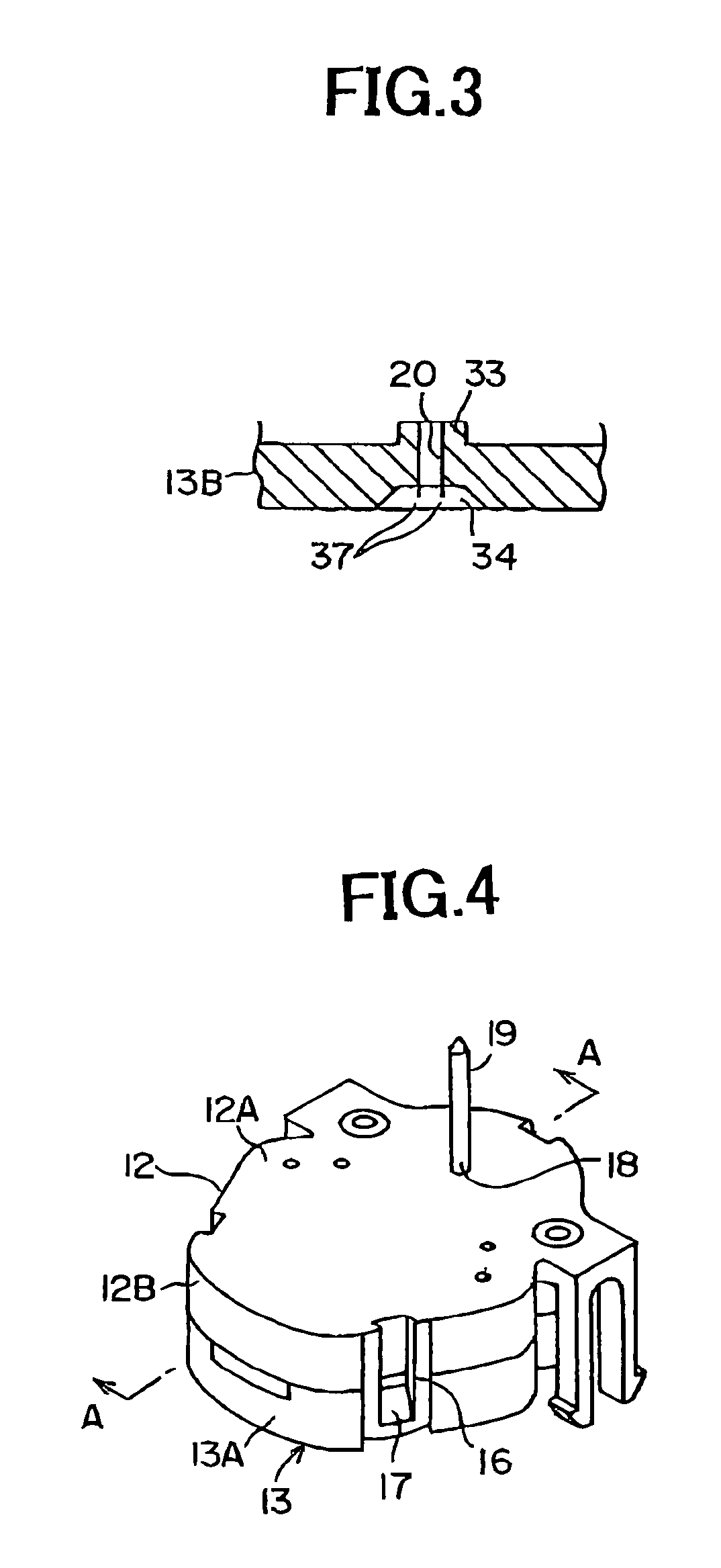 Assembling structure of indicating needle for instrument and assembling method