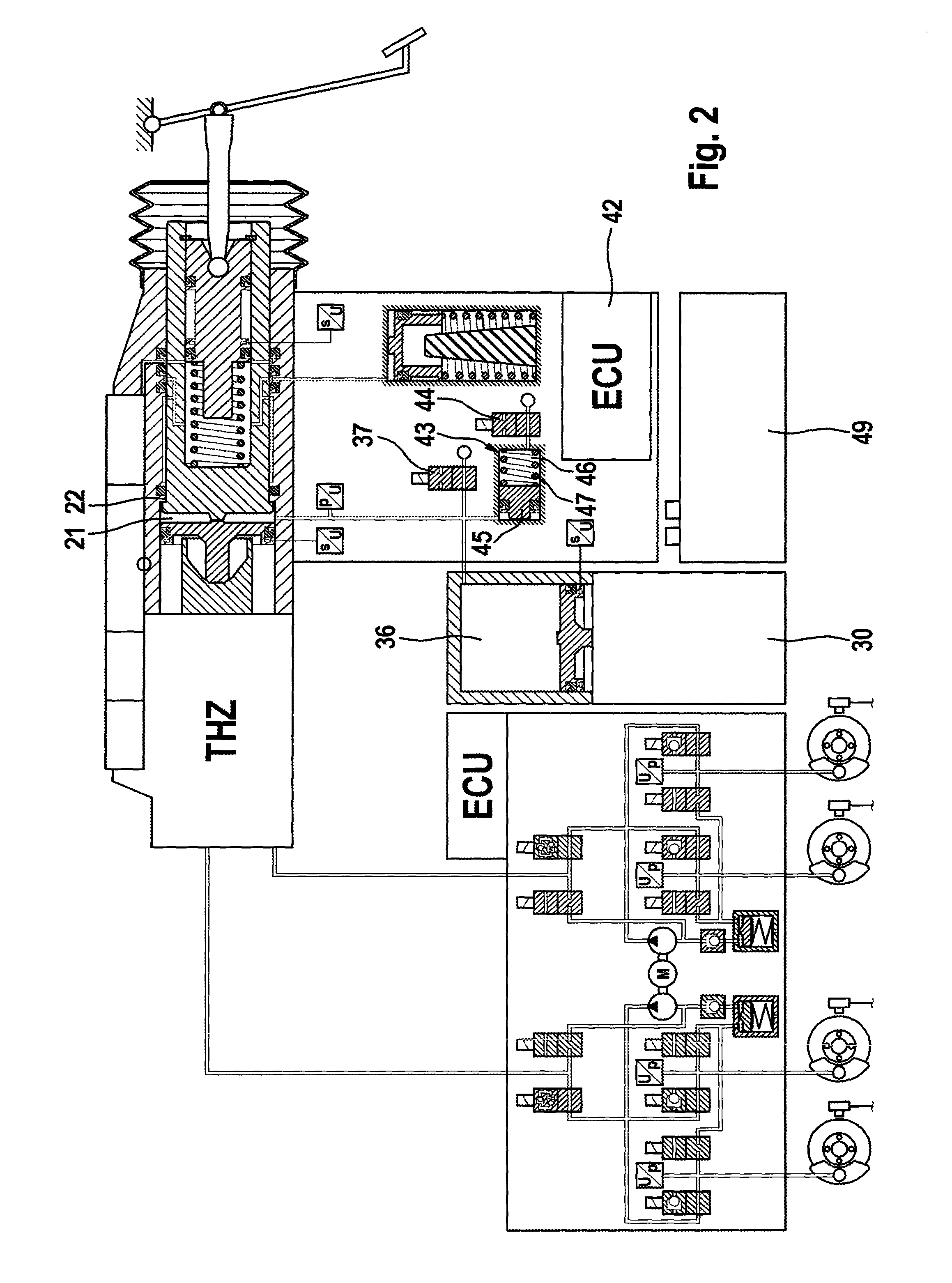 Braking system for motor vehicles