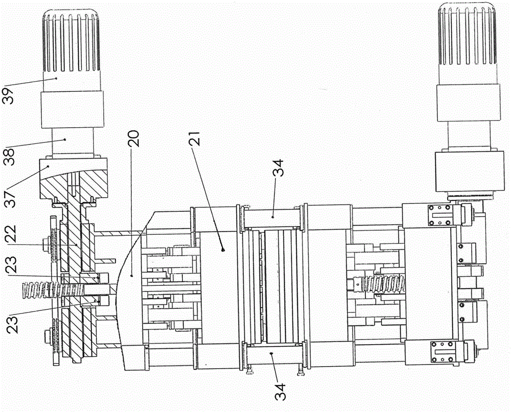 Anti-sliding punching transmission mechanism for sheet hot forming machine