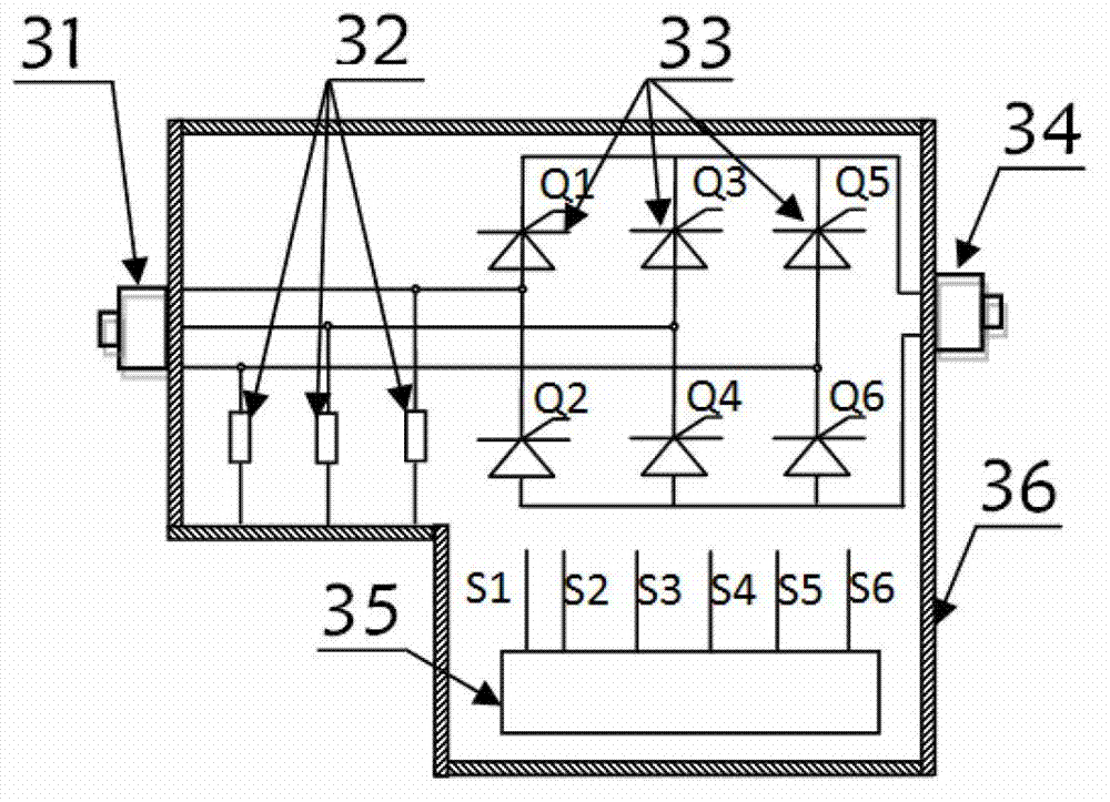 Electric energy extracting device for cable partial discharge on-line detection