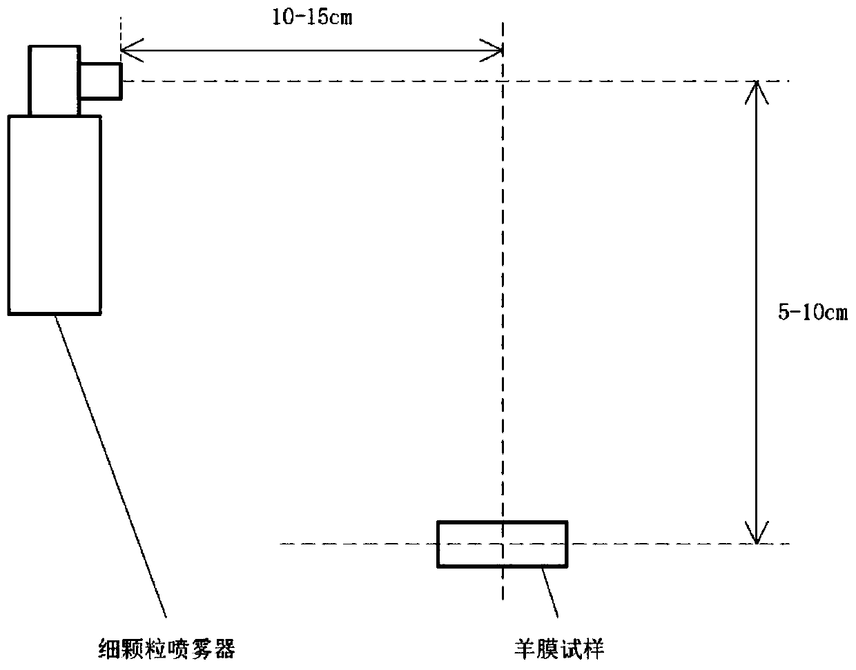 Non-contact full-field deformation measurement method of amniotic membrane tissue using methylene blue for speckle making