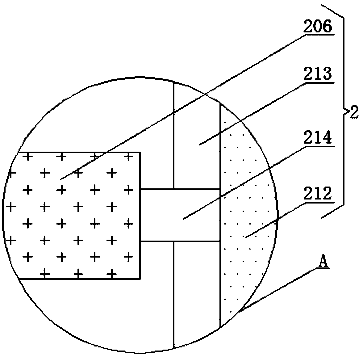 Protective pad with safety protection performance based on entertainment wind tunnel