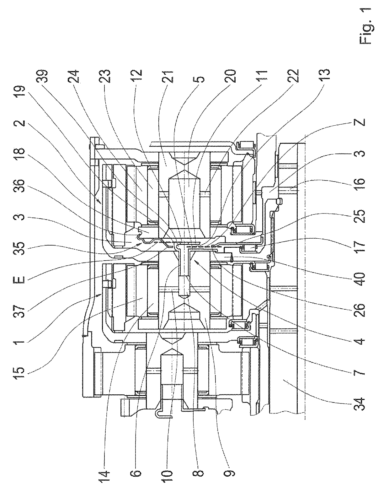 Planetary gearing