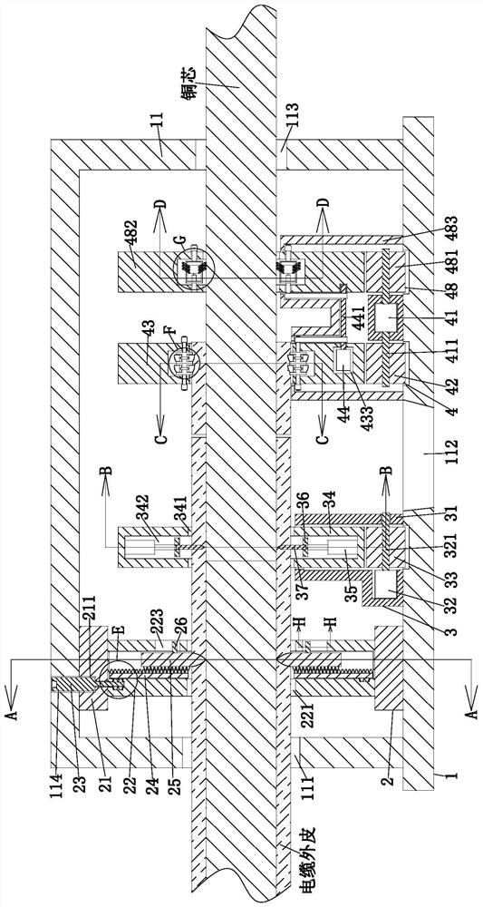 Cable recovery processing equipment and cable recovery processing method