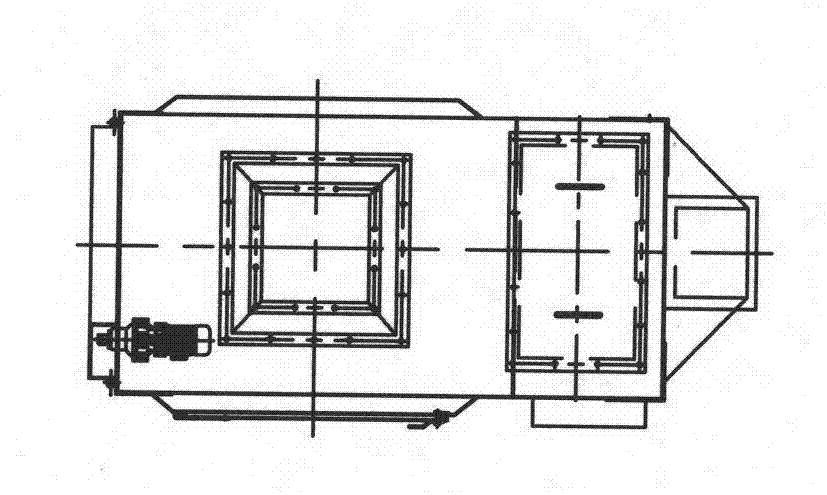 Automatic cleaning deduster with butterfly-shaped crawler belt