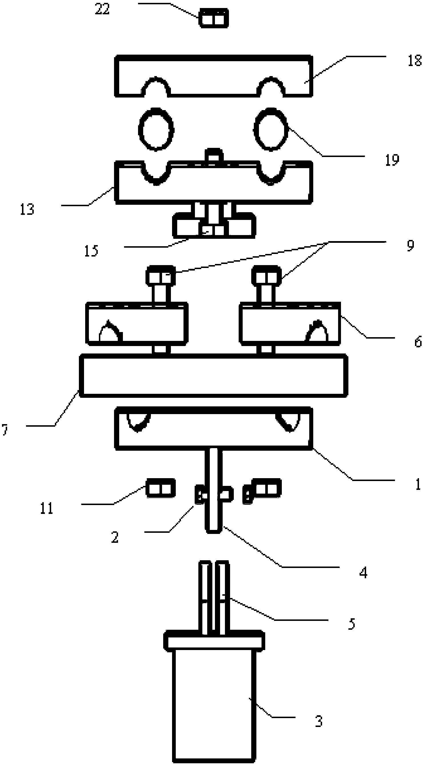 Angle-adjustable bi-direction cable rod panel point