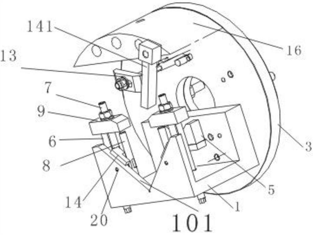 Vehicle tool for complex welding part